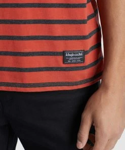 Khujo SAER - T-shirt Con Stampa - Orange, Uomo -Offerte khujo Negozio d4777ab2282149ad86eedaf0267bfa9c