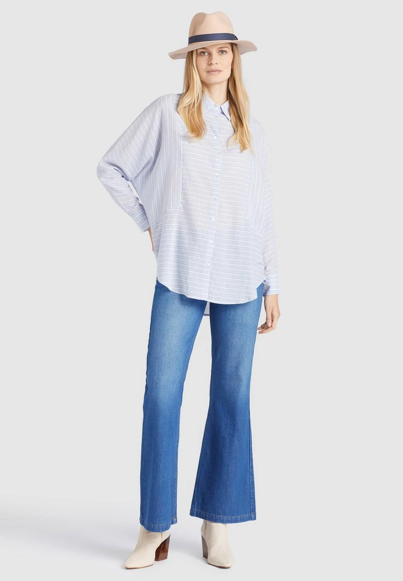 Khujo HINDE - Camicia - Blue/white, Donna 4 Khujo HINDE - Camicia - Blue/white, Donna - immagine 2