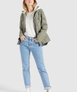 Khujo FAMKE - Giacca Da Mezza Stagione - Hellkhaki, Donna -Offerte khujo Negozio d51abad201e4401b9299b93b78ce9354