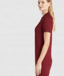 Khujo PANNA - Abito In Maglia - Dunkelrot, Donna -Offerte khujo Negozio d52f54c03ea24b919393991c77ae0718