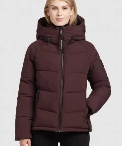 Khujo ISIDORA - Cappotto Invernale - Weinrot, Donna