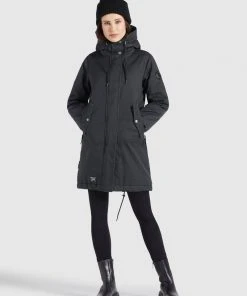 Khujo MANTEL XENIA - Cappotto Invernale - Dunkelgrau, Donna