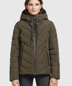 Khujo EIJA2 - Giacca Invernale - Dunkeloliv, Donna