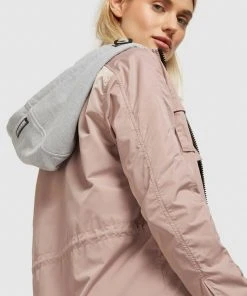 Khujo FLAMES - Giacca Leggera - Blassrosa, Donna -Offerte khujo Negozio d7b984234b2541d09656f76ab7e76560