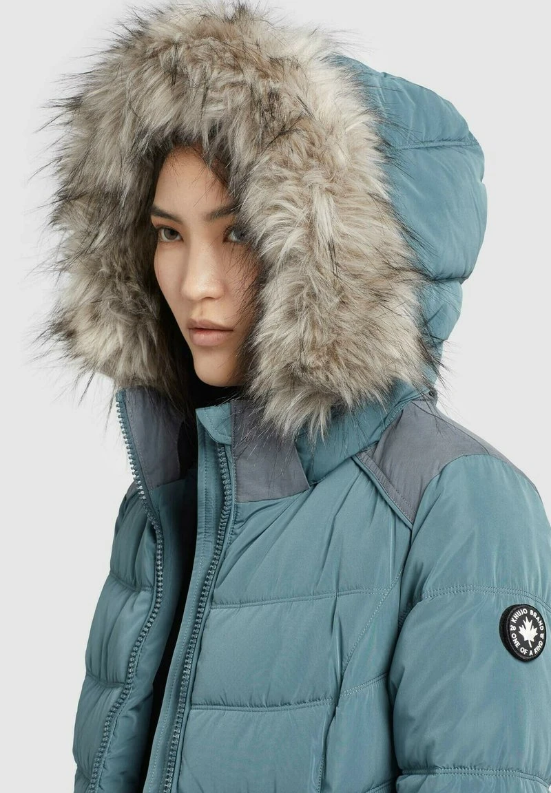 Khujo AMARAY2 - Cappotto Invernale - Blaugrau, Donna 9 Khujo AMARAY2 - Cappotto Invernale - Blaugrau, Donna - immagine 7