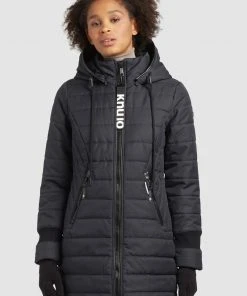 Khujo SHINE2 STRUCTURED - Cappotto Invernale - Grau, Donna