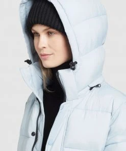 Khujo CORINNA MATT - Cappotto Invernale - Hellblau, Donna -Offerte khujo Negozio d900f56eafef4cfda1d7eb9ffc418ebd