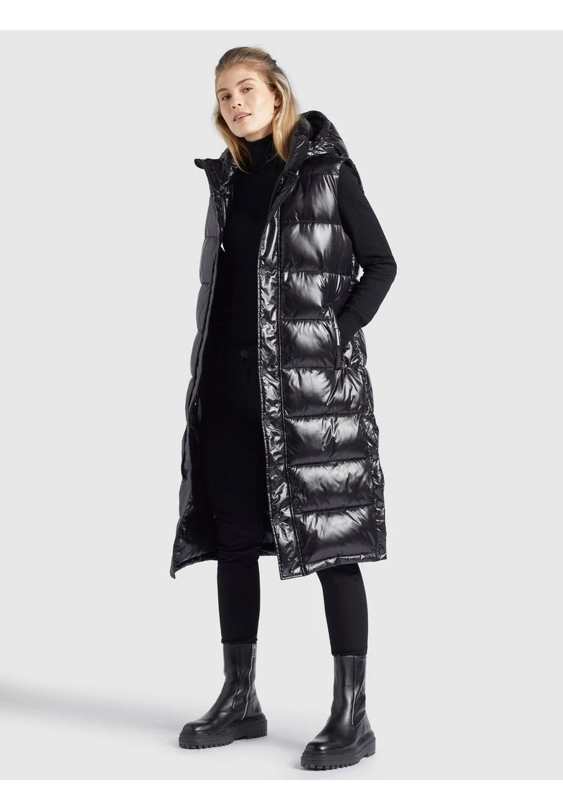 Khujo MAGNETA SHINY - Smanicato - Schwarz, Donna 6 Khujo MAGNETA SHINY - Smanicato - Schwarz, Donna - immagine 4