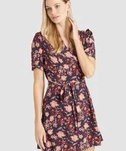 Khujo FROMMET - Vestito Estivo - Orange-rot Gemustert, Donna