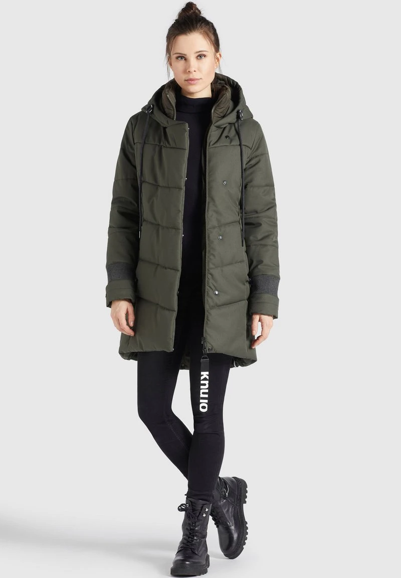 Khujo ELVA STRUCTURED - Cappotto Invernale - Dunkeloliv, Donna 4 Khujo ELVA STRUCTURED - Cappotto Invernale - Dunkeloliv, Donna - immagine 2