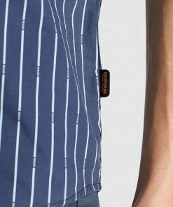 Khujo SKELTON - Camicia - Blue, Uomo -Offerte khujo Negozio dd98f600684e40749865407c79e082db