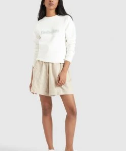 Khujo CREOLE - Felpa - Weiß, Donna