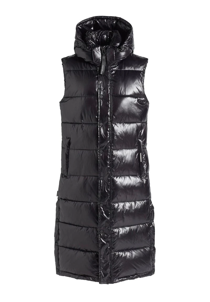 Khujo MAGNETA SHINY - Smanicato - Schwarz, Donna 8 Khujo MAGNETA SHINY - Smanicato - Schwarz, Donna - immagine 6