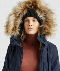 Khujo CODISH - Cappotto Invernale - Dunkelblau, Donna -Offerte khujo Negozio df88f127861a4a2489d13c1be2f6c5f3