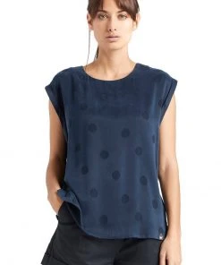 Khujo MALVINA - Camicetta - Dark Blue, Donna