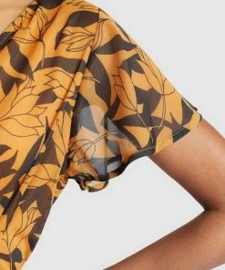 Khujo VARVARA - Vestito Estivo - Orange/black, Donna -Offerte khujo Negozio e0d26aa2baa0468f8971b0078d128bcf