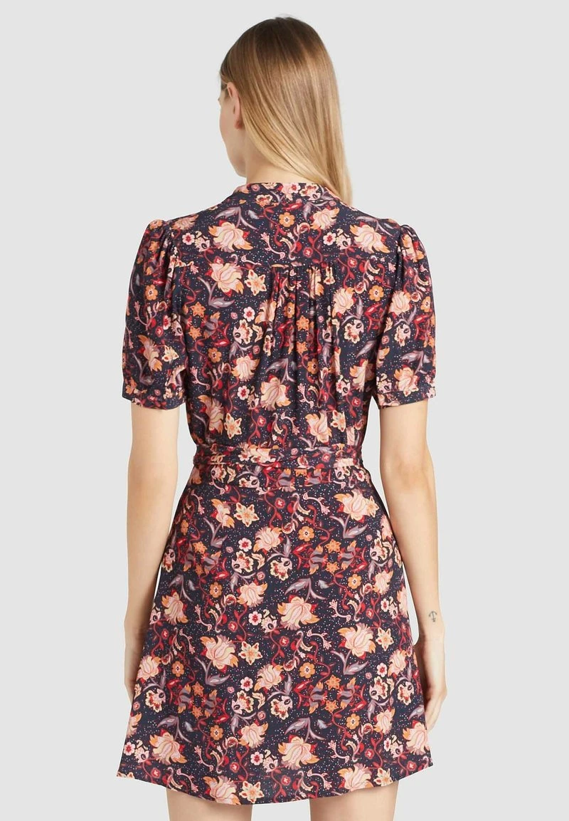 Khujo FROMMET - Vestito Estivo - Orange-rot Gemustert, Donna 5 Khujo FROMMET - Vestito Estivo - Orange-rot Gemustert, Donna - immagine 3