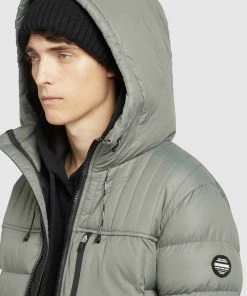 Khujo WANG - Giacca Invernale - Graugrün Polyester, Uomo -Offerte khujo Negozio e279c118341e4a8db94fd387f1e89dfc