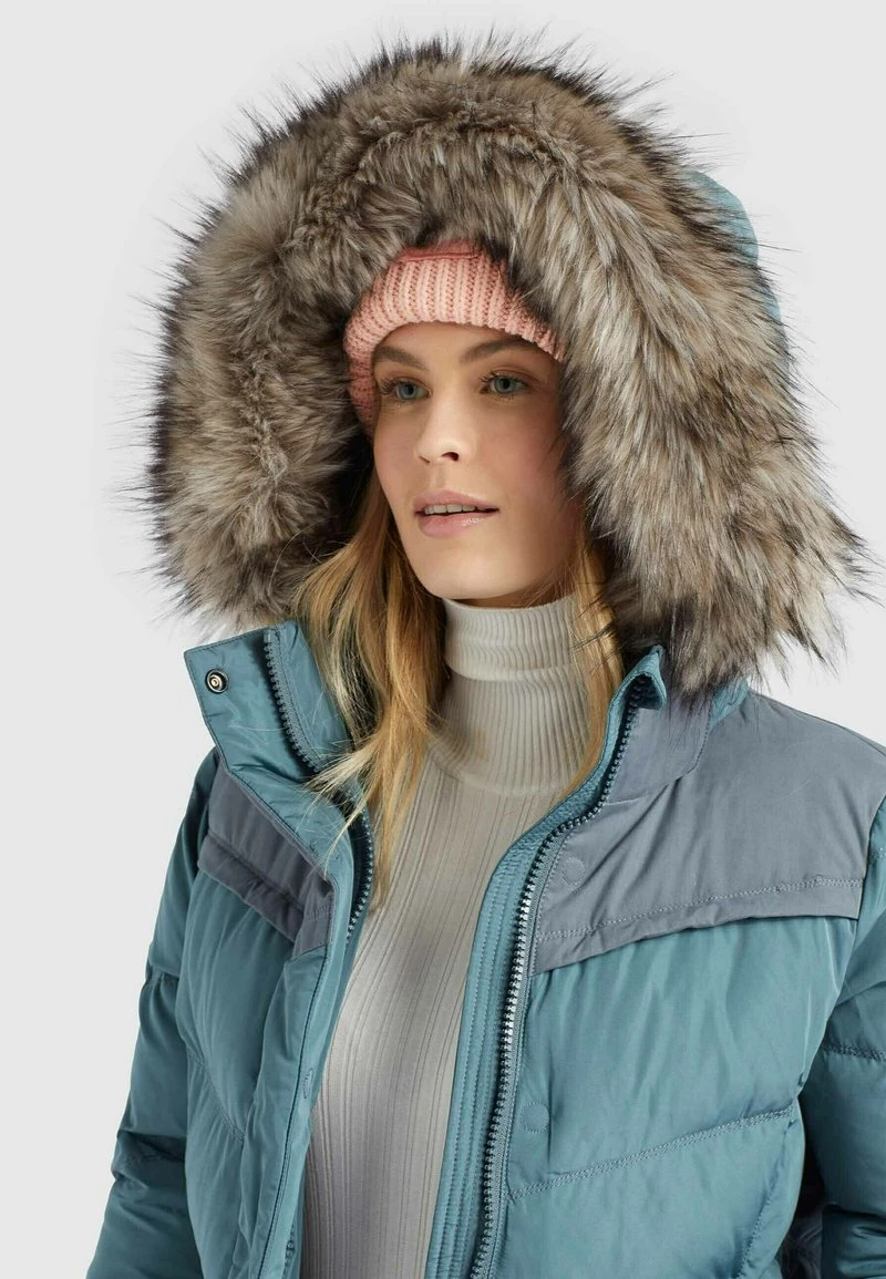 Khujo LUBECK LONG - Cappotto Invernale - Blaugrau, Donna 6 Khujo LUBECK LONG - Cappotto Invernale - Blaugrau, Donna - immagine 4