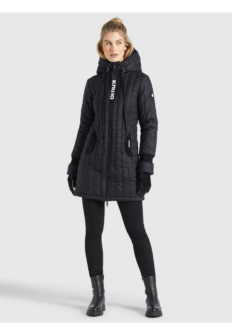Khujo JERRY PRIME5 SALTNPEPPER - Cappotto Invernale - Schwarz-weiß Aop, Donna 4 Khujo JERRY PRIME5 SALTNPEPPER - Cappotto Invernale - Schwarz-weiß Aop, Donna - immagine 2
