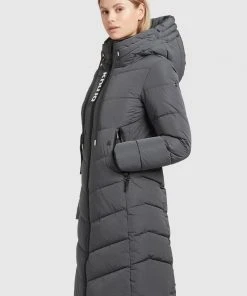 Khujo AYLEENA2 - Cappotto Invernale - Grau, Donna -Offerte khujo Negozio e427c6ffa31841ffb25a114fc53b2ce5