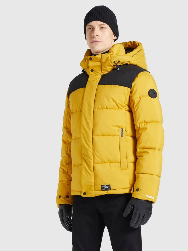 Khujo HELSINKI - Giacca Invernale - Gelb, Uomo 6 Khujo HELSINKI - Giacca Invernale - Gelb, Uomo - immagine 4
