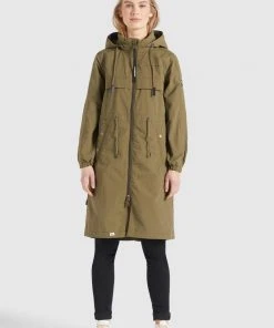 Khujo VOYA - Parka - Khaki, Donna -Offerte khujo Negozio e66ef991481441d4918cc692fd772d4b