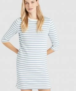 Khujo ROYA - Abito In Maglia - Light Blue, Donna