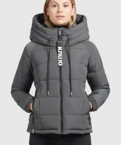 Khujo LILENA - Giacca Invernale - Grau, Donna