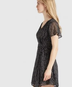 Khujo VARVARA - Vestito Estivo - Black/blue, Donna -Offerte khujo Negozio e9b8424d081b4209aa0f3c73c5391bd7