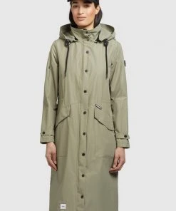 Khujo SMILLA - Parka - Graugrün, Donna