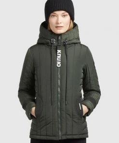 Khujo TWEETY PRIME5 LIGHT - Giacca Da Mezza Stagione - Dunkelgrün, Donna