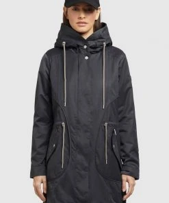 Khujo ONDA2 - Parka - Dunkelgrau, Donna