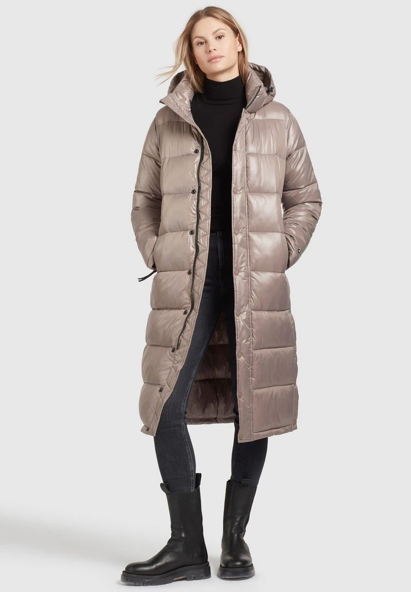 Khujo CORINNA SHINY - Cappotto Invernale - Taupe Glänzend, Donna 7 Khujo CORINNA SHINY - Cappotto Invernale - Taupe Glänzend, Donna - immagine 5