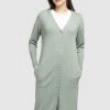 Khujo ELINA - Cardigan - Mintgrün, Donna
