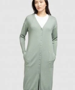 Khujo ELINA - Cardigan - Mintgrün, Donna
