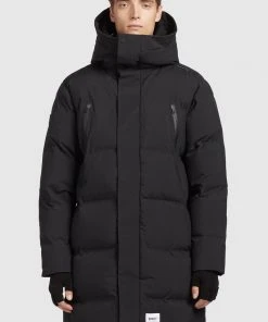 Khujo SASHA - Cappotto Invernale - Schwarz, Uomo