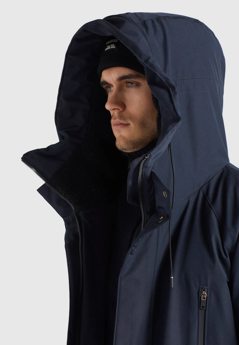 Khujo LUTHER - Cappotto Invernale - Dunkelblau, Uomo 6 Khujo LUTHER - Cappotto Invernale - Dunkelblau, Uomo - immagine 4