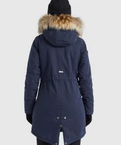 Khujo CODISH - Cappotto Invernale - Dunkelblau, Donna -Offerte khujo Negozio ee86c2d62ce54faeb720ca067cbd3b56