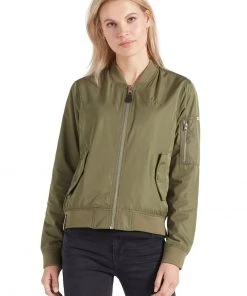 Khujo FENCY - Giubbotto Bomber - Khaki Pes, Donna -Offerte khujo Negozio eef3dc45b9aa4cac99024e116b01e750