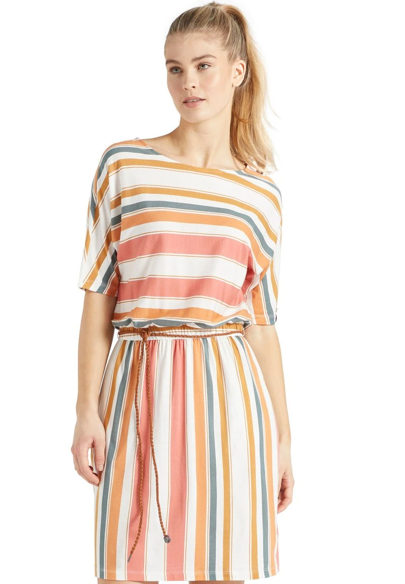 Khujo GABY - Vestito Di Maglina - Mehrfarbig Gestreift, Donna 8 Khujo GABY - Vestito Di Maglina - Mehrfarbig Gestreift, Donna - immagine 6