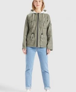 Khujo FAMKE - Giacca Da Mezza Stagione - Hellkhaki, Donna -Offerte khujo Negozio eefaefcd76d8416197d0f9eb24570b0b