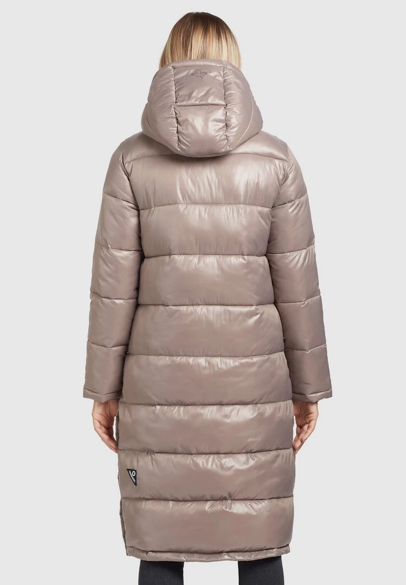Khujo CORINNA SHINY - Cappotto Invernale - Taupe Glänzend, Donna 5 Khujo CORINNA SHINY - Cappotto Invernale - Taupe Glänzend, Donna - immagine 3