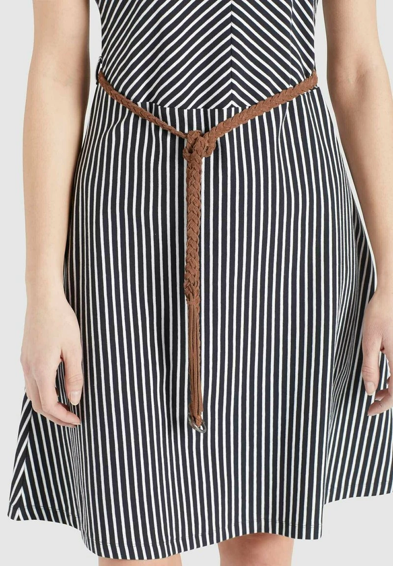 Khujo LEIFA - Vestito Estivo - Dunkelblau-weiß Gestreift, Donna 8 Khujo LEIFA - Vestito Estivo - Dunkelblau-weiß Gestreift, Donna - immagine 6