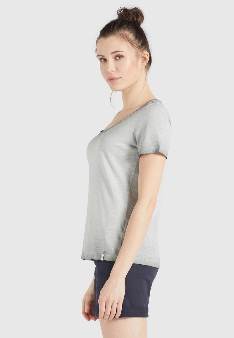 Khujo PERGOLA - T-shirt Basic - Grau, Donna 8 Khujo PERGOLA - T-shirt Basic - Grau, Donna - immagine 6
