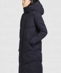 Khujo TORINO - Cappotto Invernale - Dunkelblau, Donna -Offerte khujo Negozio f21a17d671fa454b914b63c55db42bd4