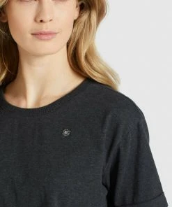 Khujo AURELIA - T-shirt Con Stampa - Dunkelgrau Meliert, Donna -Offerte khujo Negozio f360748e905545d6a5c4694399a7fb21