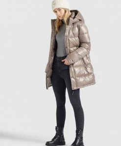 Khujo WENCKE SHINY - Cappotto Invernale - Taupe Glänzend, Donna 14 Khujo WENCKE SHINY - Cappotto Invernale - Taupe Glänzend, Donna -Offerte khujo Negozio f3a510071c7d41a09a00b8b611094b6f