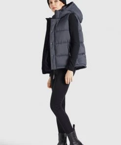 Khujo MARGARIDA MATT - Smanicato - Grau, Donna 13 Khujo MARGARIDA MATT - Smanicato - Grau, Donna -Offerte khujo Negozio f44e1e6d9a954394b3c7c2407bc50765