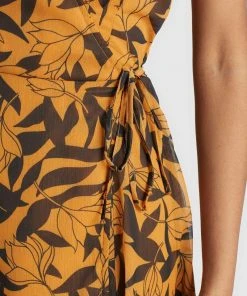 Khujo VARVARA - Vestito Estivo - Orange/black, Donna -Offerte khujo Negozio f5a05ef01d23487581bfde80eb131d15